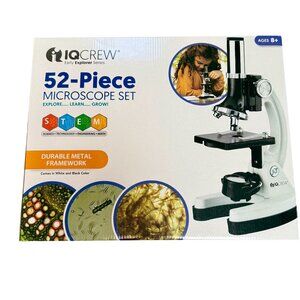 AmScope M30 Series 52-Piece STEM Microscope Kit for Kids, Science KIt